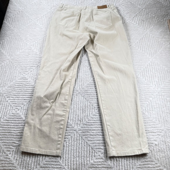 Jones New York Pants Women's 12 Khaki Beige Straight Leg Work Basics Casual - Picture 2 of 12